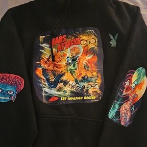 PLAYBOY Black Mars Attacks Sweater